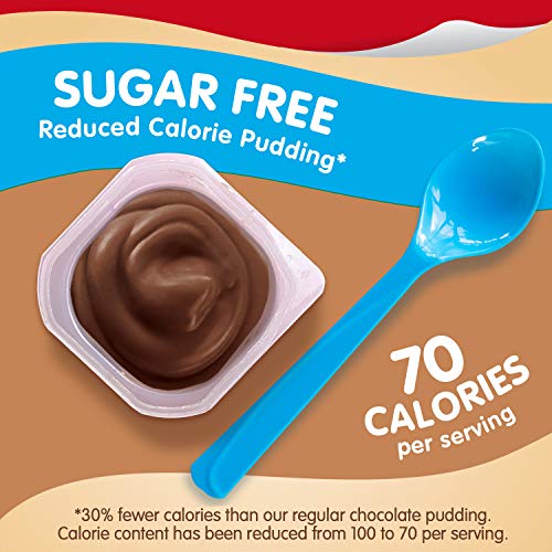 Snack Pack SugarFree Chocolate Pudding Cups, Keto Friendly, 4 Count