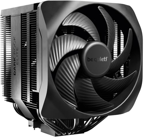 be quiet! Dark Rock Elite Luftkühler, 2x Silent Wings 135mm PWM Lüfter, Speed Switch mit 2 Modi, Hochleistungs-Heatpipes, Frontlüfter-Montagesystem, erhöhte RAM-Kompatibilität, ARGB LEDs, BK037 thumbnail 1