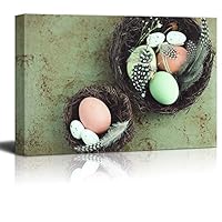 Canvas Wall Art Easter Day Theme Canvas Prints Home Artwork Decoration for Living Room Bedroom - 12x18 inches