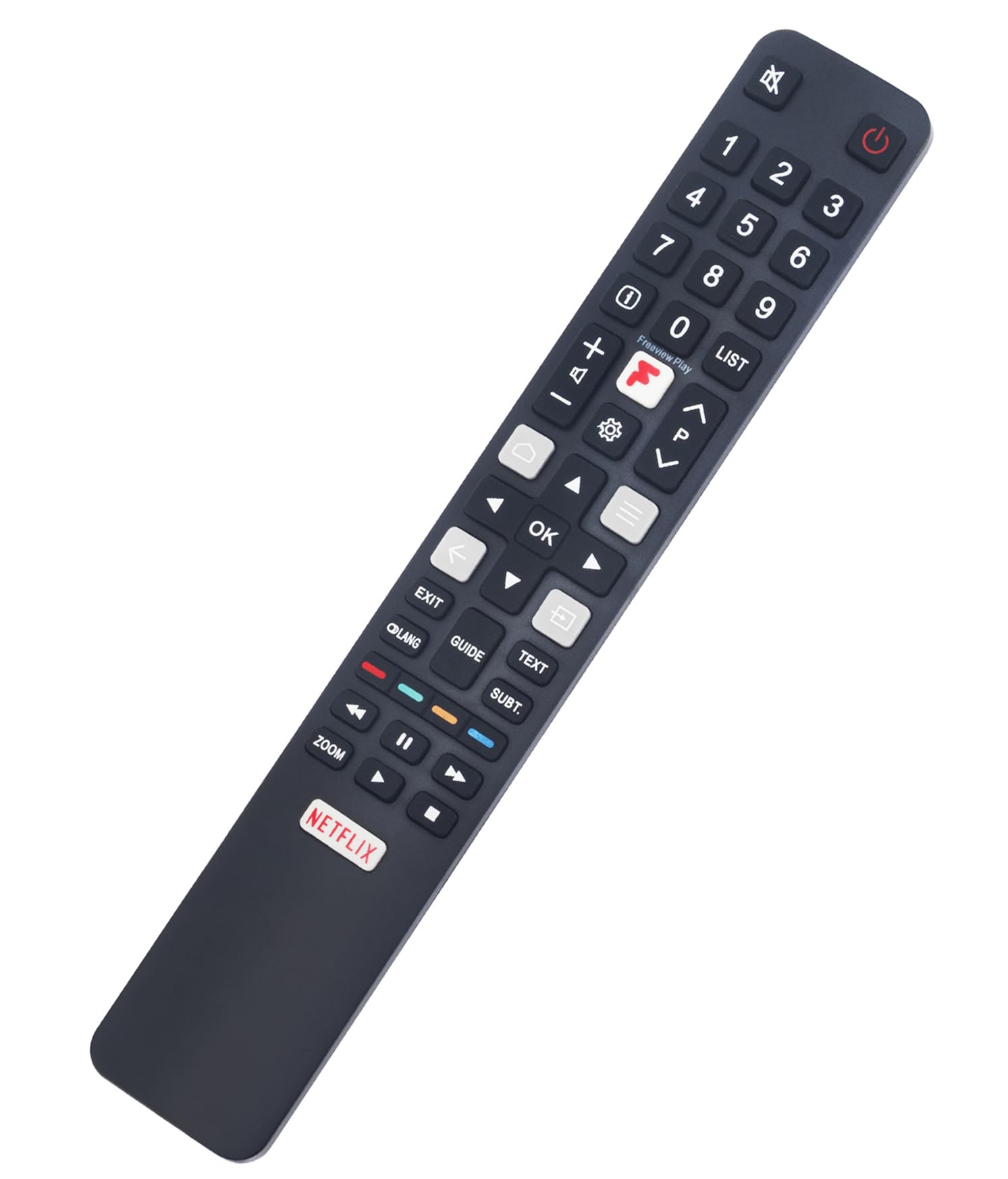 AULCMEET Replacement Remote Control RC802N YUI5 Fit for TCL 4K QLED TV 40S5200K 32S5200K 65P735K 55P735K 50P735K 43P735K 75C635K 65C635K 55C635K 50C635K 43C635K 75P638K 65P638K 55P638K 50P638K