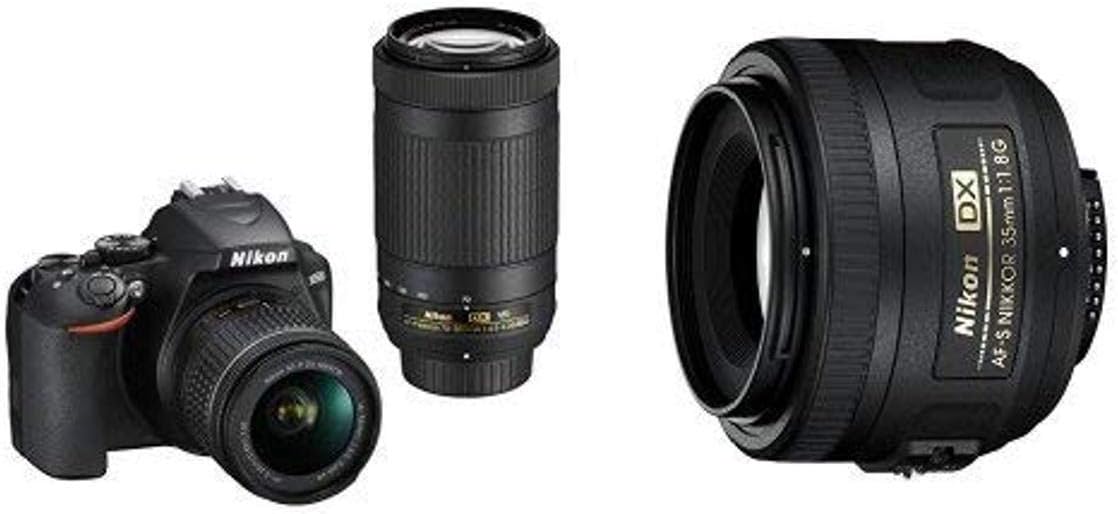 Nikon D3500 DXFormat DSLR Two Lens Kit with AFP DX