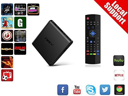 INL T95X Androd TV box with MX3 Mini Keyboard, Amlogic s905x Quad Core 1GB DDR3 RAM and 8GB Flash Android 6.0 OS with kodi preinstalled