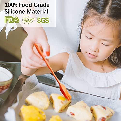 REIDEA Pastry Brush Set for Cooking, Baking & Basting, Small Silicone