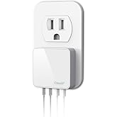 Nekmit USB C Charger, Thin Flat 52W 4-Port Fast Wall Charger with Two 20W Power Delivery and 2 Port for iPhone 14/14 Pro/14 Pro Max, Galaxy, Pixel, iPad Pro, AirPods More, Upgraded