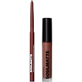 MORPHE Soulmatte Lip Duo - Lip Liner (0.007 oz) & Matte Lipstick (0.13 fl oz) with Vitamin E & Nourishing Oils for Bold, Long-Wear Color & Definition - Other Half