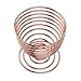 Luxspire Beauty Sponge Blender Holder, Sponge Makeup Blender Holder, Makeup Powder Puff Sponge Holder Beauty Tool Dryer Drying Rack Egg Powder Puff Display Stand - Rose Gold