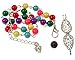 Girls and Teen Aromatherapy Lava Stone Colorful Beaded Pendant Essential Oil Diffuser Necklace - 14