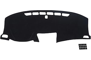 KEYOOG Dashboard Cover Dash Mat Fit for Ho-nda CR-V 2016-2012 (Without HUD Models),Car Dash Board Mat Anti-Glare Carpet,Non-Slip Pad Sunshield Protector (Black)