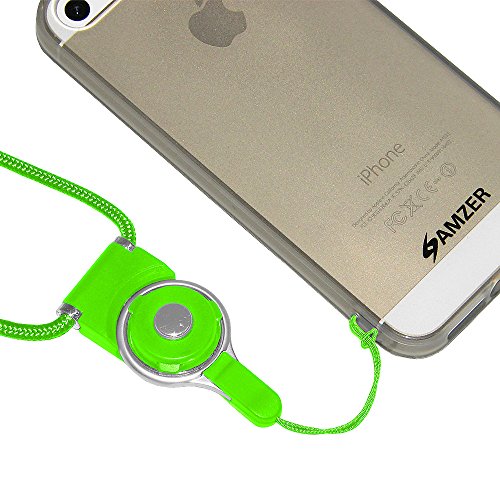 Amzer Detachable Phone Neck Lanyard - Neon Green