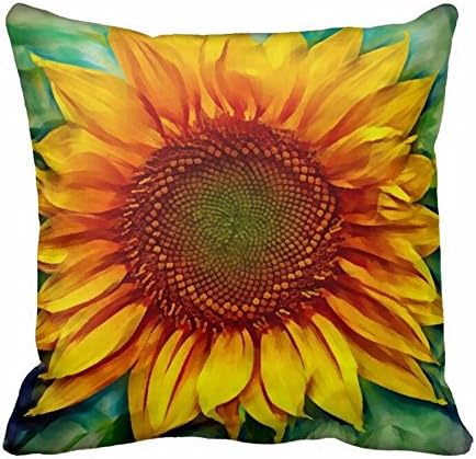 Sunflower Pillowcases Decorative pillow cases standard size 18x18