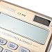 AYPBAIM Desktop Calculator with 12-Digit Large Display,Solar Battery LCD Display Office Calculator (Gold)