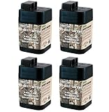 4 MOULTRIE 6 Volt Rechargeable Safety Batteries for Automatic Deer Feeders |SRB6
