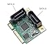 Mini PCIe to SATA III 2 Ports Raid Adapter Card ASMedia 1061R for Ipfs Mining and Adding SATA 3.0 Devices