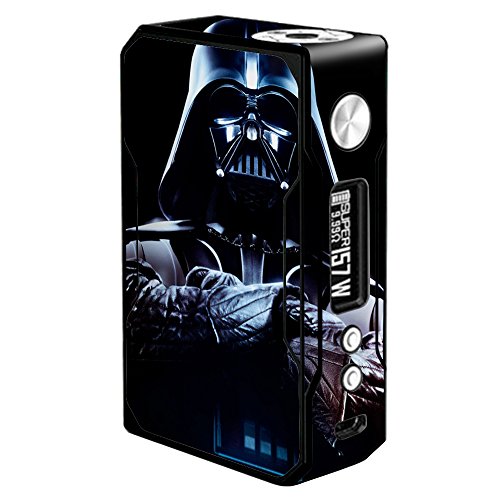 Skin Decal Vinyl Wrap for Voopoo Drag 157W TC Resin/Reg. Vape Mod stickers skins cover/Darth (Best High Power Vape Mod)