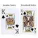 Neasyth Waterproof Plastic Playing Cards,Jumbo Index, for Texas Hold'em, Blackjack, Pinochle, Euchre, for Pool Beach Water Games