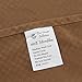 Lux Decor Collection Bed Sheet Set – 4 PC Bed Sheets - Brushed Microfiber - (Queen Size, Checkered Brown)
