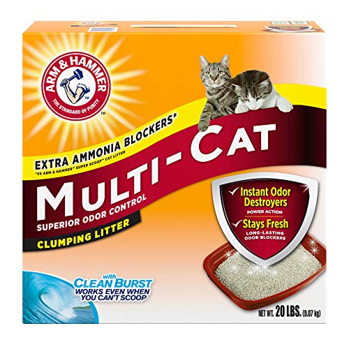 Arm & Hammer MultiCat Clumping Litter, Scented 20lb Box Pricepulse