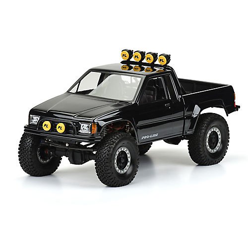 85 Toyota HiLux SR5 Clear Body (Cab and Bed): SCX10 Honcho 12.3 WB