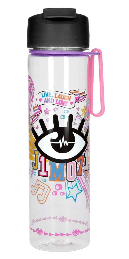 Depesche 10334 Lisa and Lena J1MO71 Plastic Drinking Bottle BPA and Phthalate 500 ml Multi-Coloured