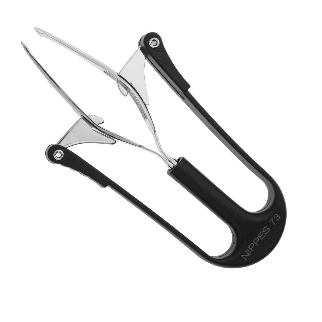 Nippes Solingen Automatic Tweezers | Nickel-Plated Steel | Black | 10 cm Length | for Plucking Eyebrows | Hair Removal | Made in Germany