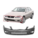 MBI AUTO - Primered, Front Bumper Cover Fascia for 2001-2005 Lexus IS300 Sedan 01-05, LX1000121