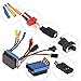Jrelecs 2435 4800KV 4P Sensorless Brushless Motor with 25A Brushless ESC（Electric Speed Controller）for 1/16 1/18 RC Car Truck (2435 4800KV)