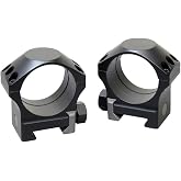 Nightforce X-Treme Duty Ultralite Scope Rings | 7075-T6 Hard-Anodized Aluminum, Titanium Crossbolts &amp; Jaws, 6 Screws, Tactical Shooting Kit