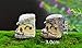 SUN-E 8pcs(Random Color) in Set Moss Fairy Miniature Fairy Garden Stone House Statue Home Decoration Outdoor Decor