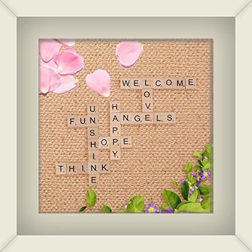 image for QMET Scrabble Letters for Crafts - Wood Scrabble Tiles-DIY Wood Gift D