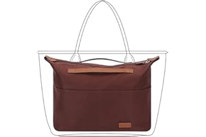 GIVLEFLY Silk fabric Handbag Organizers Tote bag Organizer handbag Organizer Storage bag