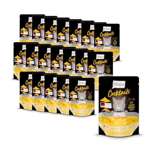 MjAMjAM - Delicious drink for cats - Cocktails – Pulled chicken meat, Pack of 20 (20x40), grain-free