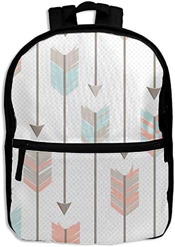 Arrows Unisex Personalized Printing Book Kid' Bag With Zipper For Cute Kids School Kindergarten Backpacks