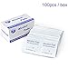 (100 pcs/Box) Hearing Aid Cleaning Wipes Towelettes Individually Packaged Alcohol Pads 70% Isopropyl Alcohol