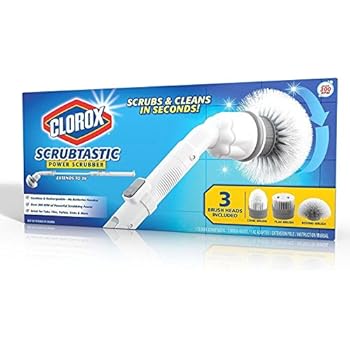 Clorox Scrubtastic Multi-Purpose Surface Scrubber and Cleaner, 1 Pack, White, Grey