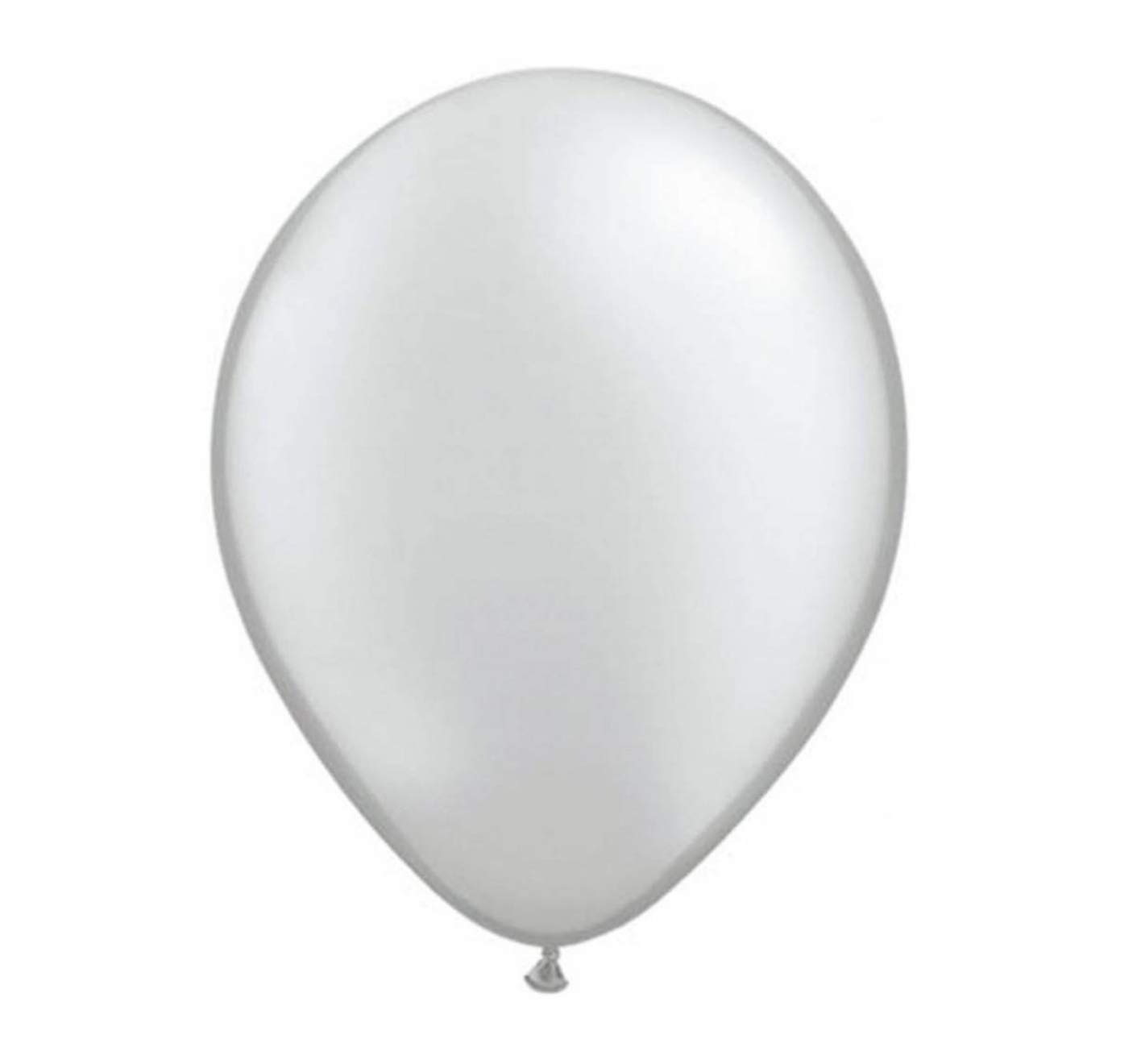 Folat 08404 Silver Balloons Metallic 30 cm-10 Pieces