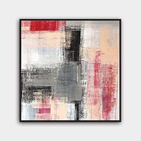 signwin Framed Canvas Wall Art Modern Texture Painting...