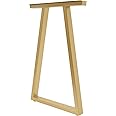 Fronimo Metal Gold Table Legs 28''Inch 2Pc Trapezoid Metal Table Legs Dining Table Legs Desk Legs Bench Legs for Homes Offices Hotels Bars Without Boards