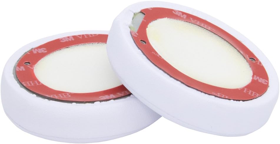 MMOBIEL Ear Pads Cushions Compatible Beats by Dr. Dre Solo 2/3 Wireless Headphones Memory Foam Protein Leather (White) - Image 3