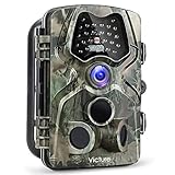 【Upgraded】 Victure Trail Game Camera 1080P 12MP Wildlife Hunting Camera with 120 ° Wide Angle, 20m Night Vision Infrared, IP66 Waterproof Design, 2.4