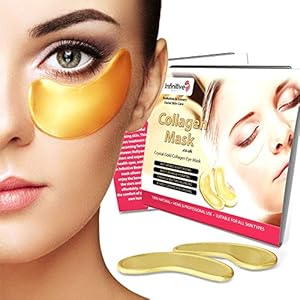 Infinitive-Beauty-10-x-Pack-New-Crystal-24K-Gold-Powder-Gel-Collagen-Eye-Mask-Masks-Sheet-Patch-Anti-Ageing-Aging-Remove-Bags-Dark-Circles-Puffiness-Skincare-Anti-Wrinkle-Moisturising-Moisture-Hydrati Infinitive Beauty - 10 x Pack New Crystal 24K Gold Powder Gel Collagen Eye Mask Masks Sheet Patch, Anti Ageing Aging…