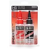 Bob Smith Industries BSI-201 Quik-Cure&trade; Epoxy - 4.5 oz. Combined, Clear - 5-Minute Fast-Setting Adhesive for Wood, Metal, Glass, Crafts &amp; Repairs