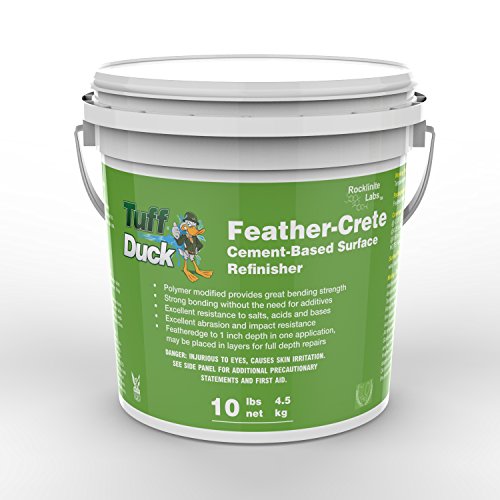 Tuff Duck FeatherCrete Counter top Overlay and Concrete Patch 10lb Pail Ardex