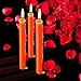 Norme Low Temperature Candles Valentine's Day Wax Candles Romantic Candles Long Thin Candles for Home Use (One Pack)