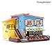 Desktop Wooden Model Kit Cafe in House by Young Modeler
