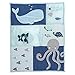 Lambs & Ivy Oceania Aqua/Blue Aquatic 4 Piece Crib Bedding Set