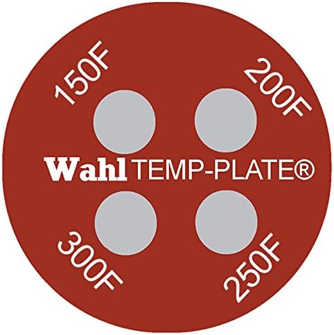 Wahl Instruments 442-151F Micro Round Four-Position Temp-Plate, 150, 200, 250 and 300 degrees F (Pack of 10)