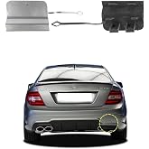 Car Rear Bumper Tow Hook Cover Compatible With Mercedes Benz C Class W204 FL AMG Line Sedan Coupe Fit C180 C250 C300 C63 2011 2012 2013 2014 Trailer Cover Cap A2048856223 2048856223 Towing Eye Cap