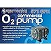 O2 Commercial Air Pump, 571 gph 2.47 psi 20watts 120volt Hydroponics,Aquarium,Pond air pump