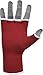 RDX Boxing Inner Mitts Hand Wraps MMA Fist Protector Bandages, Small, Red