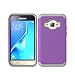J1 2016 Case, Galaxy Amp 2 Case, Galaxy Express 3 Case, OEAGO [Shockproof] [Impact Protection] Hybrid Dual Layer Defender Protective Case Cover for Samsung Galaxy Amp 2 / J1 2016 / Express 3 - Violet